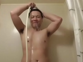 Famous japanese gay boy simoyaka shower time