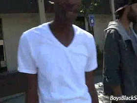 Blacks on boys - bareback gay interracial hardcore fucking 08